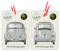VW Beetle 1957-59 Air Freshener